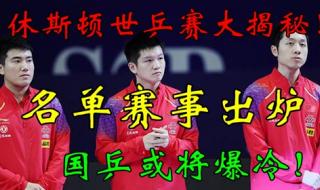 2021年国乒一队最新名单 2021年国乒一队最新名单